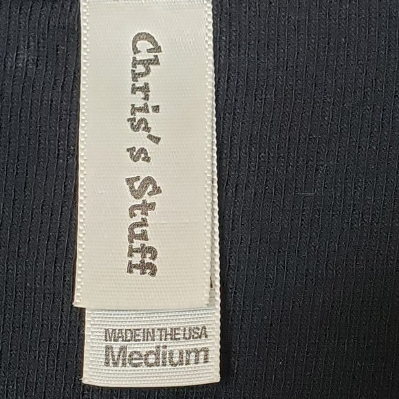 Chris's Stuff Long Sleeve V-Neck Group Therapy Wine Tee - Picture 6 of 7